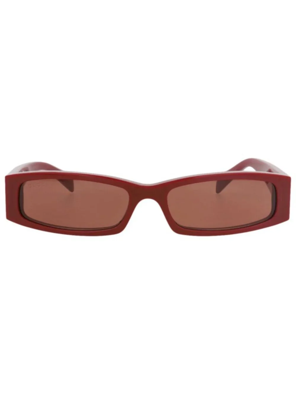 New Gucci Women's Sunglasses Square Rectangle Recycled Acetate Frame Mens Brown
